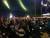 Picture of the audience inside the circus tent