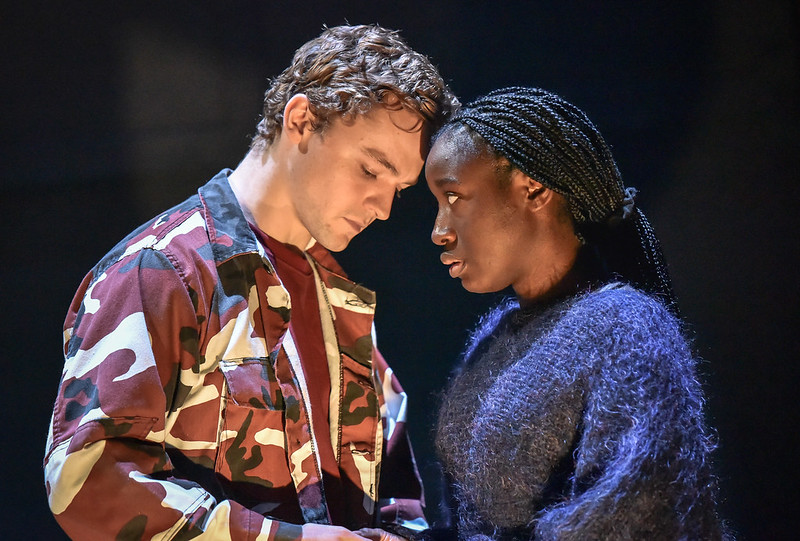 James Arden as Callum and Effie Ansah as Sephy photo by Robert Day